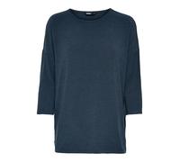 ONLY Pull Fin Femme col Rond Manches 3/4 tricoté Extensible - ONLGLAMOUR | Haut sans manches