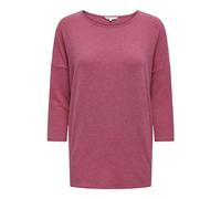 ONLY Pull Fin Femme col Rond Manches 3/4 tricoté Extensible - ONLGLAMOUR | Haut sans manches