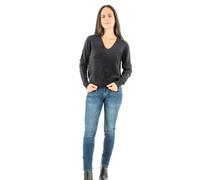 ONLY ONLELLA PIUMO L/S V-Neck Pullover CC KNT Sweater, Noir, XL Femme