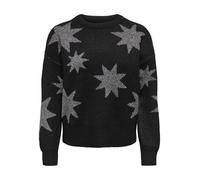 ONLY Pull Hiver Rosie Black Silver Glitter XS