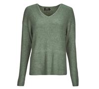 ONLY Onlcamilla Col V L/S Pull Knt Noos Femme Sweater, Laurel Wreath/Detail:melange, XS