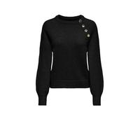 ONLY Pull-over 'Emma' jaune d'or / noir, Taille XL
