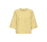 Only Pull Onlsimoni KNT Noos 3/4 pour Femme, Jaune Doux, XL, Jaune Moelleux, XL