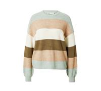 ONLY Pull-over 'Atia' olive / menthe / orange pastel / blanc naturel, Taille L