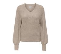 Pull femmes Only ONLLUCILLA LS GLITTER Marron EU L