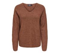 ONLY Pull-over 'CAMILLA' marron chiné, Taille XS