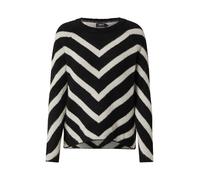 ONLY Pull-over 'Eliza' noir / blanc, Taille S