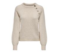 ONLY Pull-over 'Emma' beige chiné, Taille L