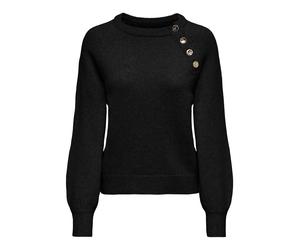 ONLY Pull-over 'Emma' jaune d'or / noir, Taille M