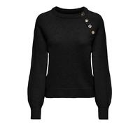 ONLY Pull-over 'Emma' jaune d'or / noir, Taille XL