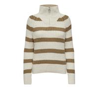 ONLY Pull-over 'Leise Freya' kaki / blanc, Taille XL