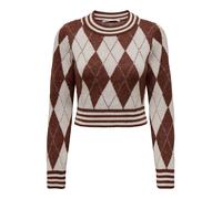ONLY Pull-over 'MUSE' beige / marron, Taille XL