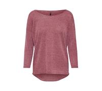 ONLY NOS Onlalba 3/4 Top JRS Noos, T-Shirt Femme, Violet (Dry Rose Dry Rose), X-Small