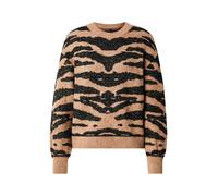 ONLY Pull-over 'ONLAMBER' marron / noir, Taille S
