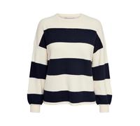 ONLY Pull-over 'ONLAtia' marine / blanc cassé, Taille XXL