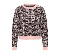 ONLY Pull-over 'ONLBetty' rose / noir, Taille M