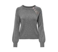 ONLY Pull-over 'ONLEMMA' gris chiné, Taille L