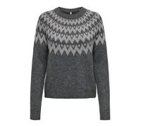 ONLY Pull-over 'ONLFRY' gris / gris foncé, Taille XL