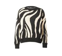 ONLY Pull-over 'ONLHAZEL' beige / noir, Taille XL