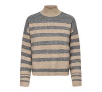 ONLY Pull-over 'ONLHEIDI' beige / gris, Taille L