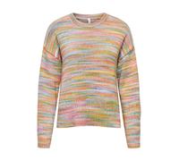 ONLY Pull-over 'ONLHELJA' bleu clair / safran / vert / rose ancienne, Taille L