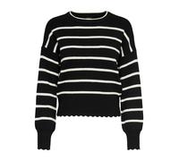 ONLY Pull-over 'ONLibi' noir / blanc, Taille M