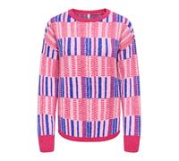 ONLY Pull-over 'ONLIRIS' bleu roi / rose / rose clair, Taille S