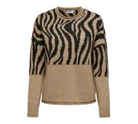 ONLY Pull-over 'ONLJade' brocart / noir, Taille M