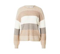 ONLY Pull-over 'ONLJETTE' mastic / taupe / greige / blanc, Taille S