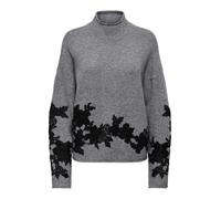 ONLY Pull-over 'ONLLisa' gris chiné / noir, Taille S