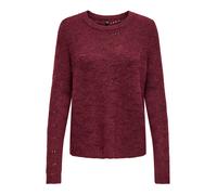 ONLY Pull-over 'ONLLOLLI' bordeaux, Taille XL