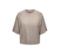 ONLY Pull-over 'ONLLOYAL' beige chiné, Taille M
