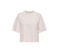ONLY Onlloyal Pull à col Rond 3/4 KNT Nca, Beige Clair, S