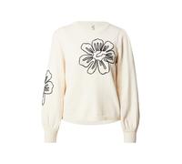 ONLY Pull-over 'ONLMAGNOLIA' écru / noir, Taille L