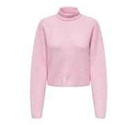 ONLY Pull ONLMelanie – col roulé en tricot, rose – Femme Taille S