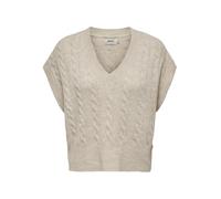 ONLY Pull-over 'ONLMelody' beige chiné, Taille XXL