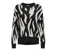 ONLY Pull-over 'ONLMONTANA' gris clair / noir, Taille S