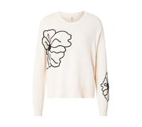 ONLY Pull-over 'ONLPetra' écru / noir, Taille XXL