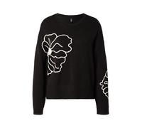 ONLY Pull-over 'ONLPETRA' noir / blanc, Taille XS