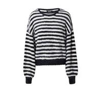 ONLY Pull-over 'ONLPiumo' noir / blanc, Taille S
