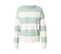 ONLY Pull-over 'ONLSENTA' vert pastel / blanc naturel, Taille S