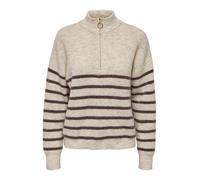 ONLY Pull-over 'ONLTOKYO' marron / pierre, Taille M