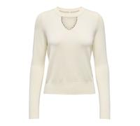 ONLY Pull-over 'ONLVENICE' argent / blanc, Taille M