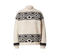 ONLY Pull-over 'ONLVictoria' beige chiné / noir, Taille M