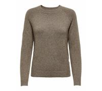 ONLY Pull-over 'RICA' marron chiné, Taille XS