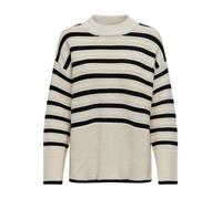 ONLY Pull-over 'Sia' écru / noir, Taille XL