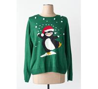 only pulls et sweat-shirts femme de couleur vert fonce