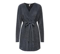 ONLY Robe 'ALLY' bleu marine / gris argenté / vert, Taille 34