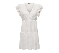 ONLY Onlhelena Lace Capsl Dress WVN Noos Robe d'été, Blanc, S Femmes
