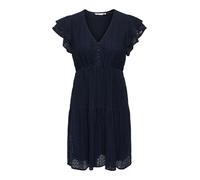ONLY Onlhelena Lace Capsl Dress WVN Noos Robe d'été, Bleu-2, XL Femme